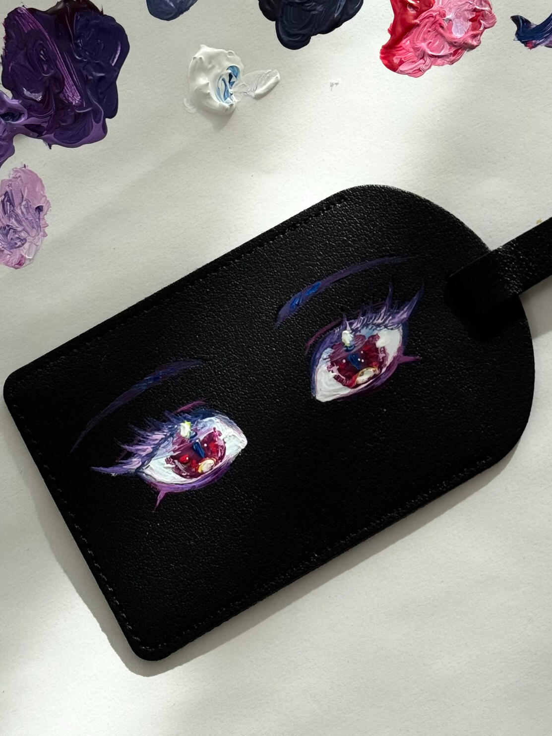 Luggage Tag Painting Luggage Tag Painting