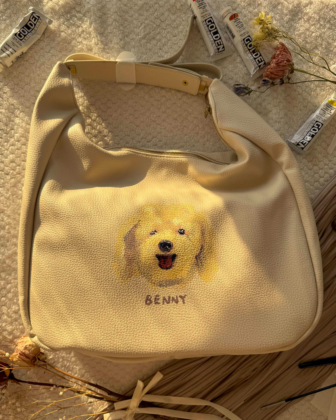 Leather Bag Painting