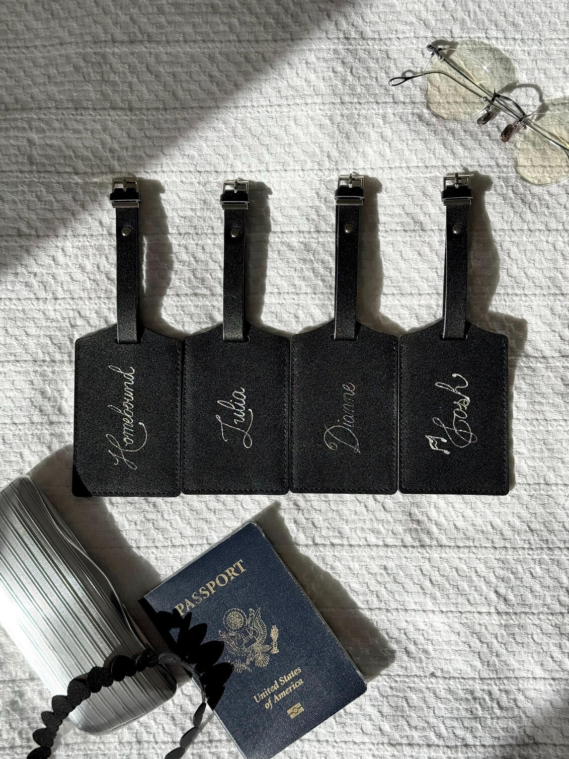 Luggage Tag Hot Foiling