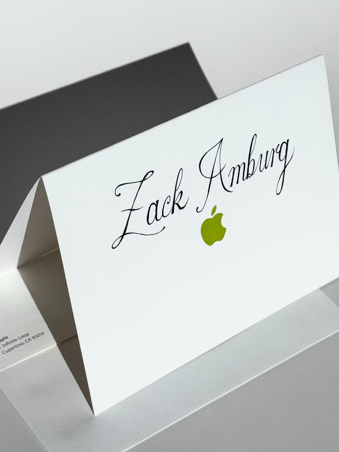 Calligraphy Table Card