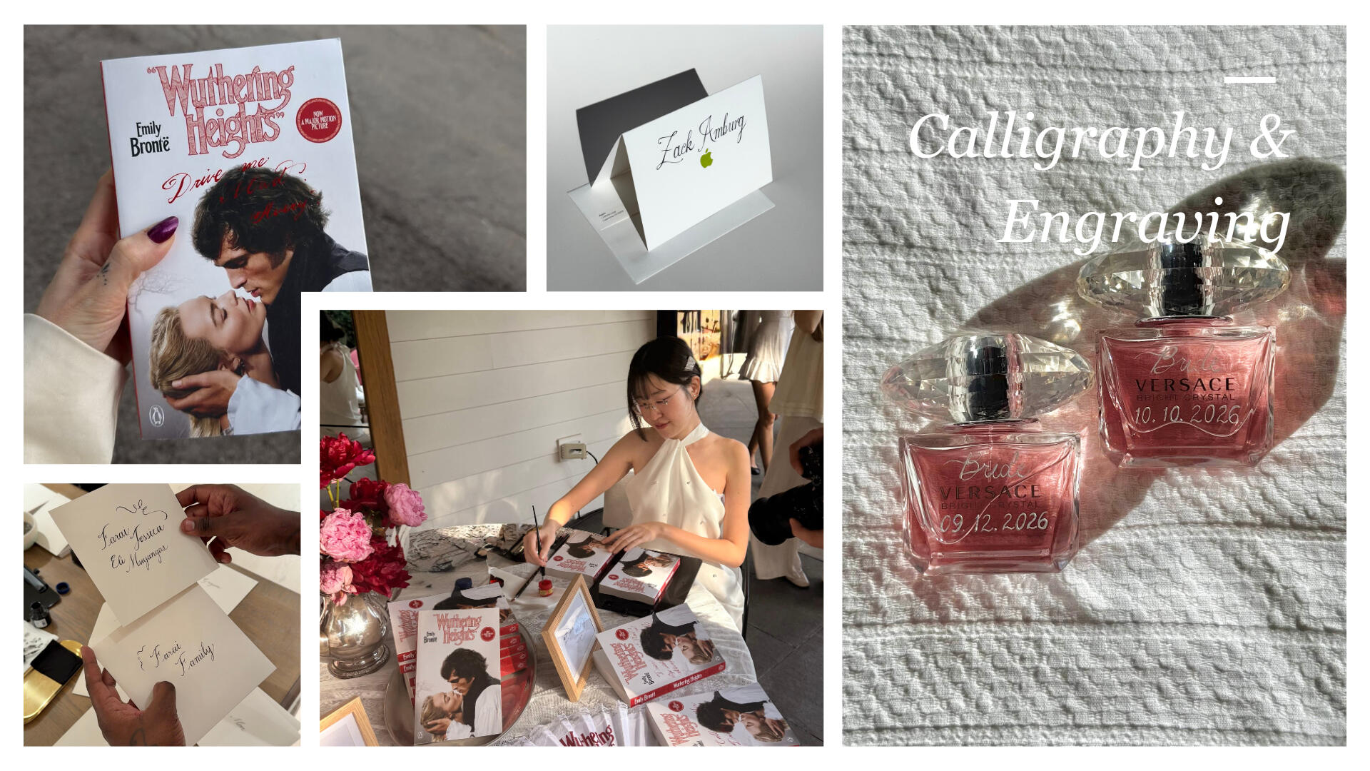 Calligraphy & Engraving Lookbook